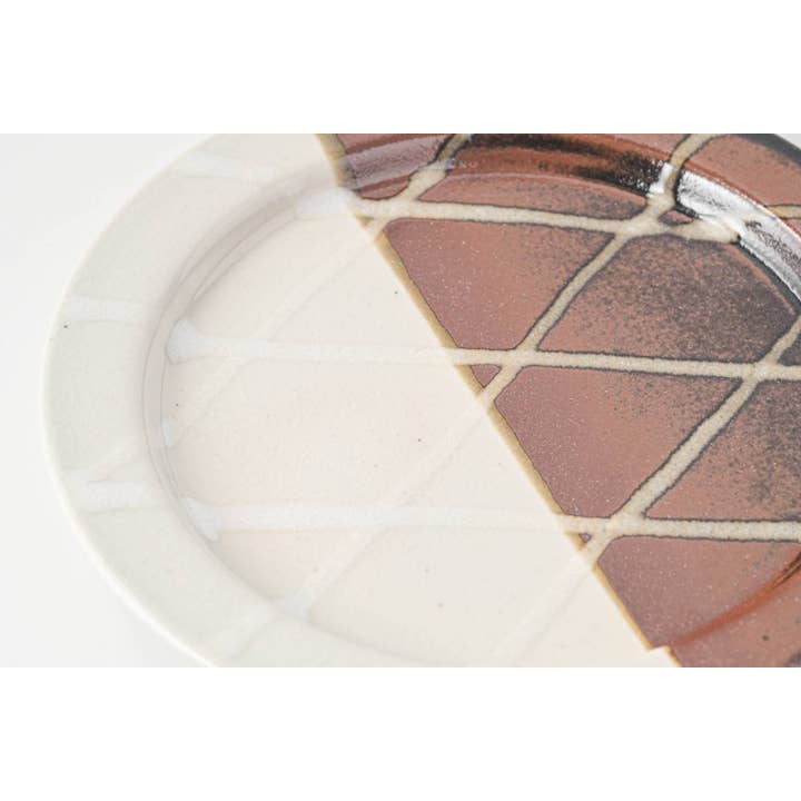 Yamani - Wholesale Salad Plate - Memory of Glaze 16.5cm Rim Plate - White3