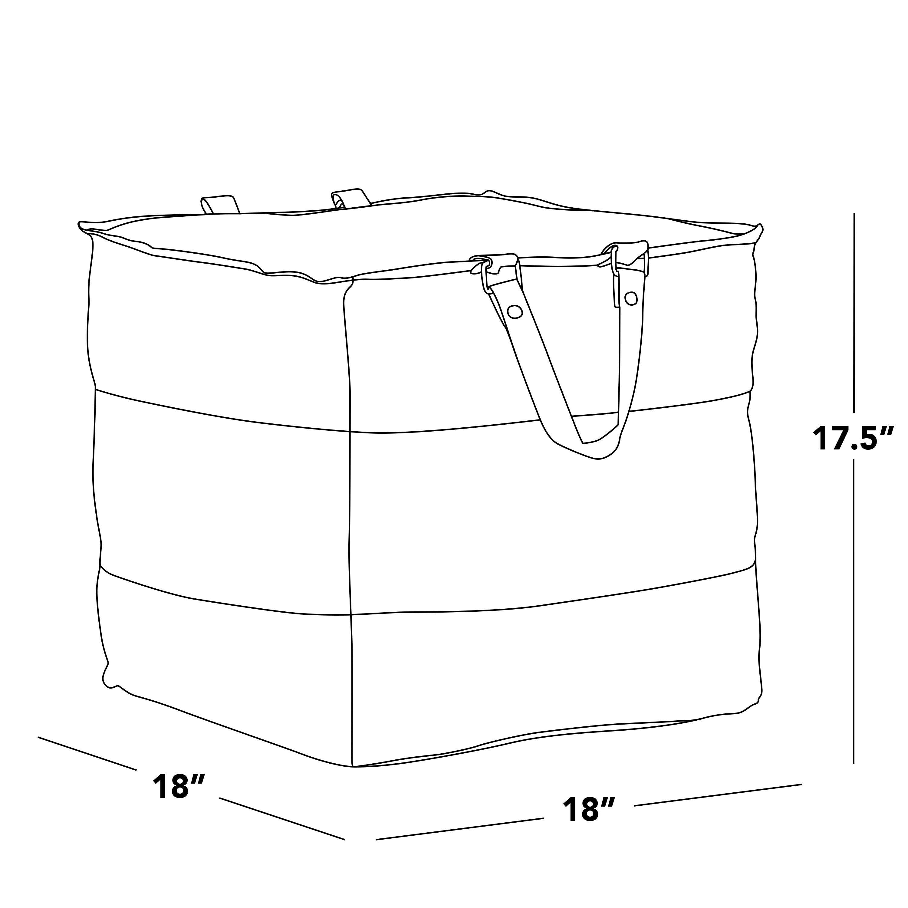 Cobbler Leather Canvas Pouf for wholesale on Faire2