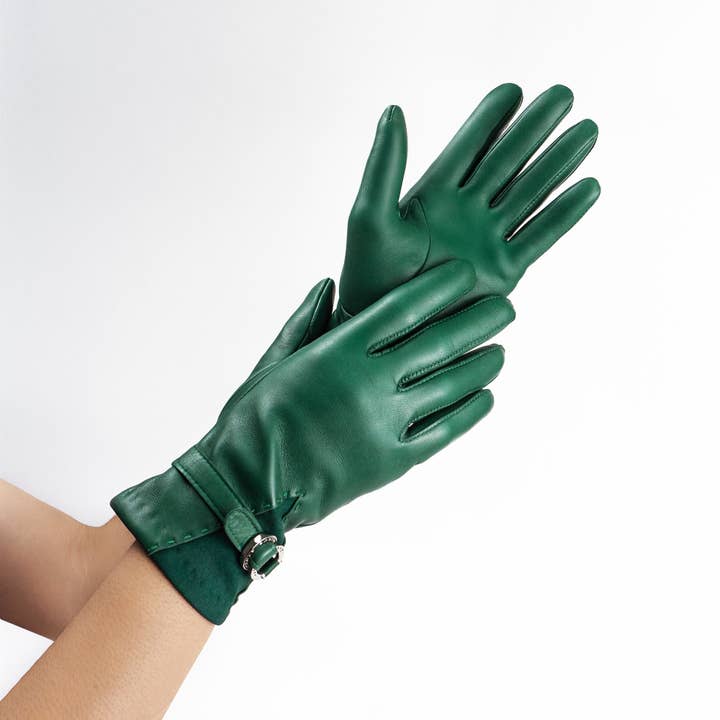 Glove Story - Wholesale Gloves - Women's - Lambskin Leather Gloves–Cashmere,Wool & Nylon Lining–21639CA1