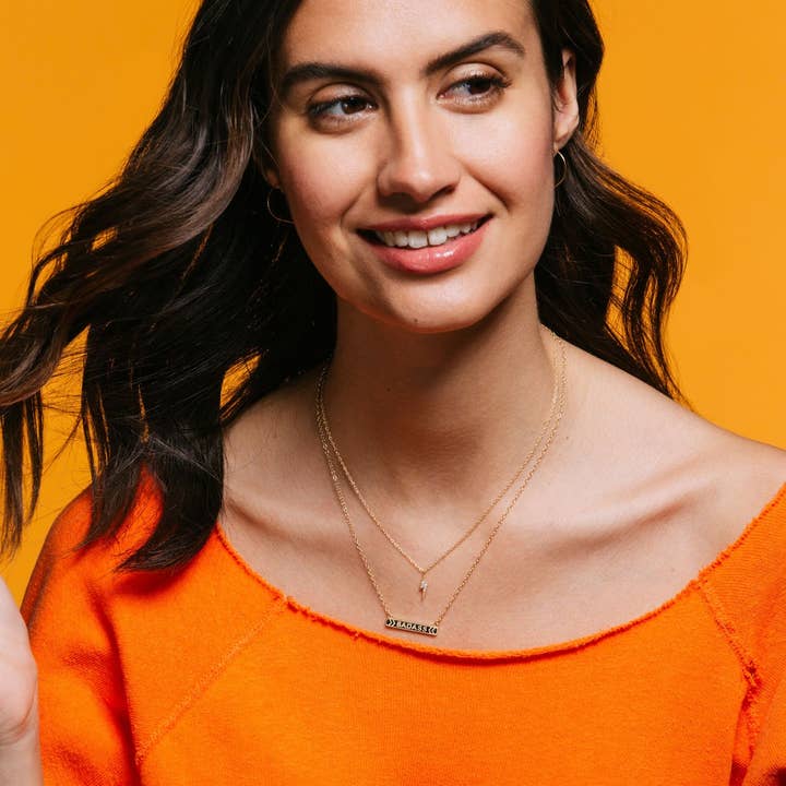 Collier à breloques en cristal éclair pour la vente par Kris Nations