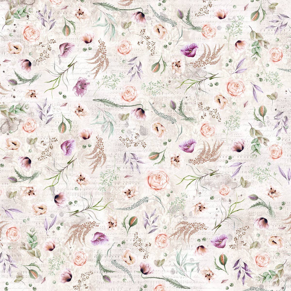 Ecstasy Crafts Distributing - Wholesale Scrapbook - Ciao Bella Cygne Noir Paper Pad 12x12 12/Pkg35