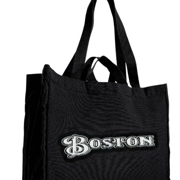 Bolso de mano bordado de chenilla de algodón de Boston, Massachusetts para venta al por mayor de Tote Jawn