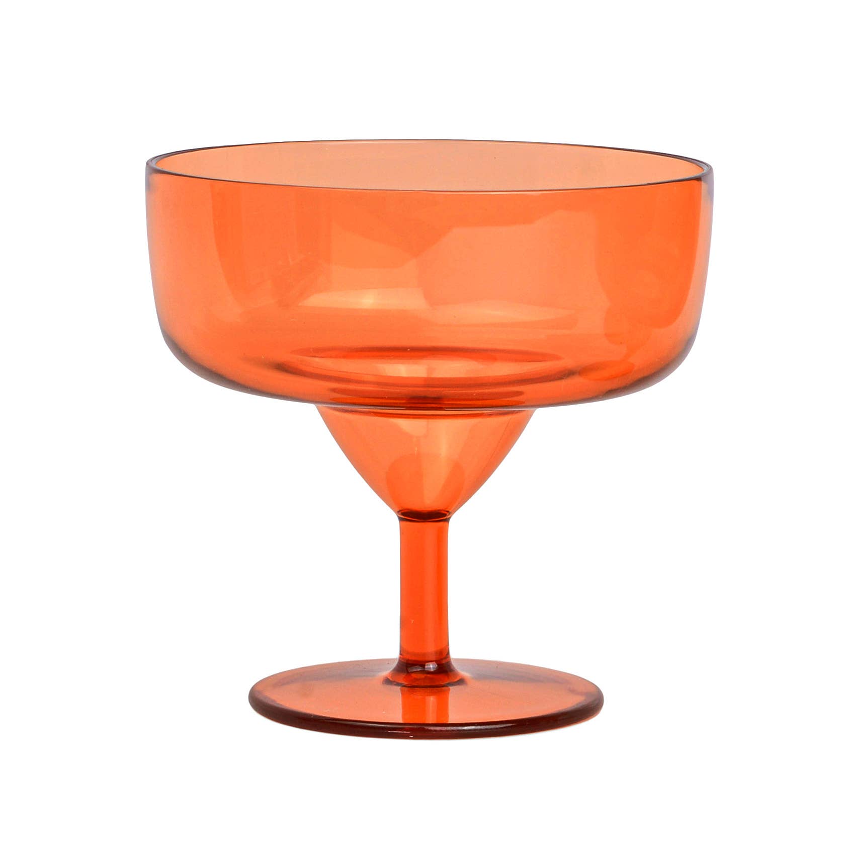 Here's How - Wholesale Cocktail/Liquor Glass - The Rue Margarita Glass - Set of 4 Orange0
