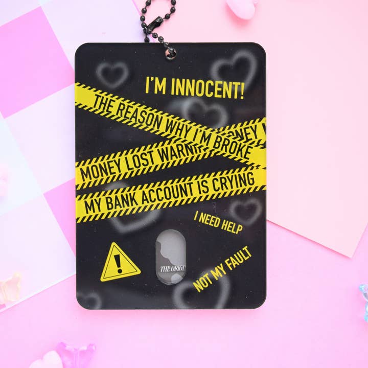 Kawineko - Wholesale Keychain - Unisex - I'm broke idol acrylic photo holder pc photocard holder fun