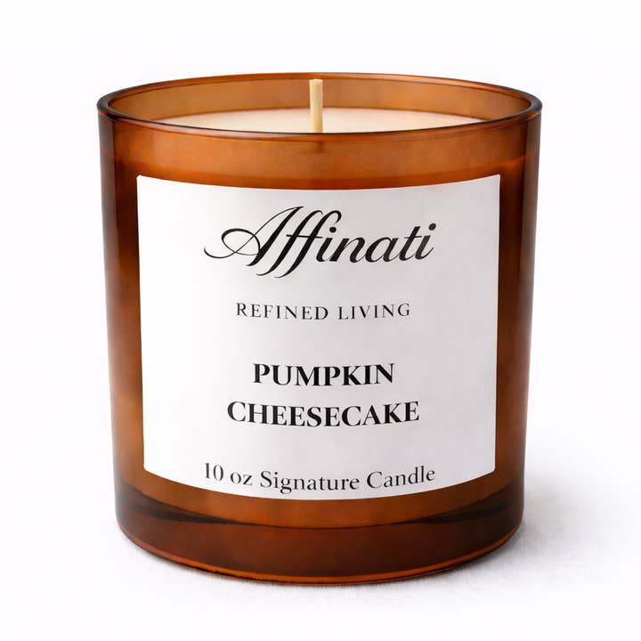 Pumpkin Cheesecake Signature Candle for wholesale by Affinati
