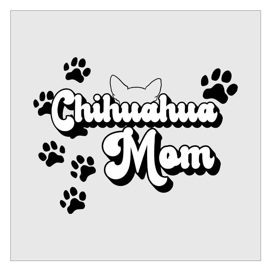 Flawless Transfers - Wholesale Sublimation Transfer - Chihuahua Mom DTF Transfer0