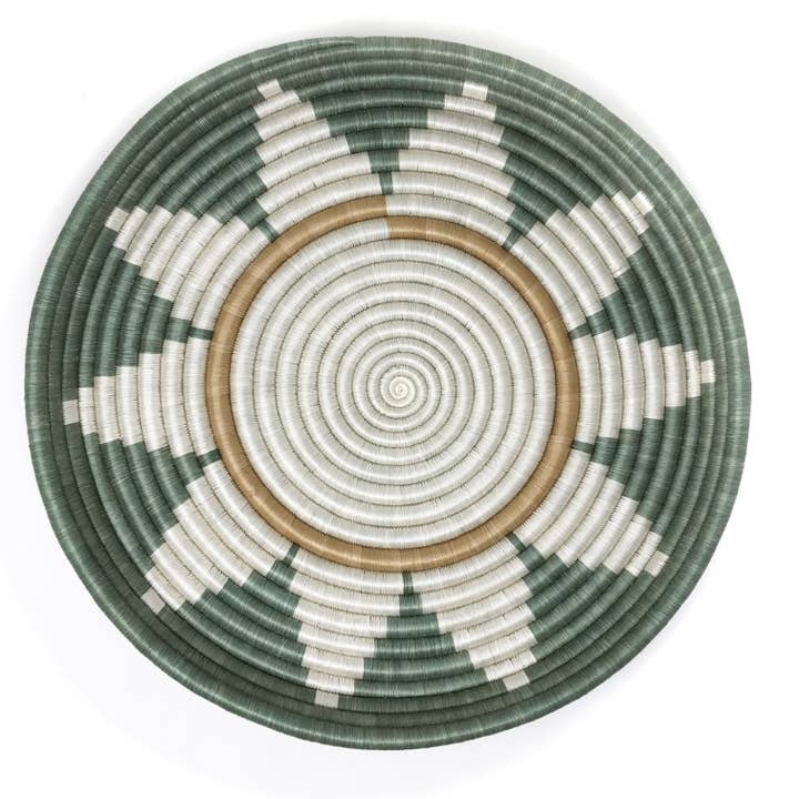 Bol Zuba Tissé à la Main (Bleu Sarcelle, Rose, ou Noir) pour la vente par Villages Wholesale