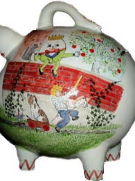 Humpty Dumpty Piggy Bank for wholesale by PiggyBank Express