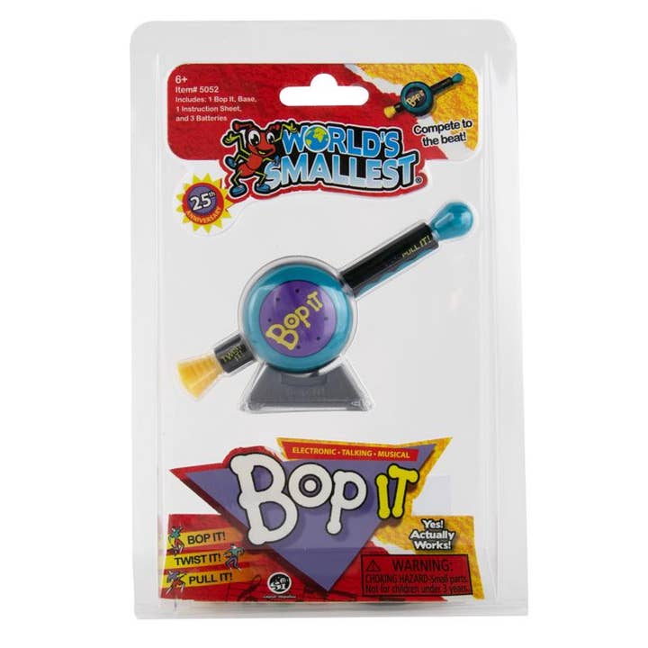 Everyday Supply Co - Wholesale Classic Toy - Kids - WORLDS SMALLEST - World's Smallest Bop It Multicolored
