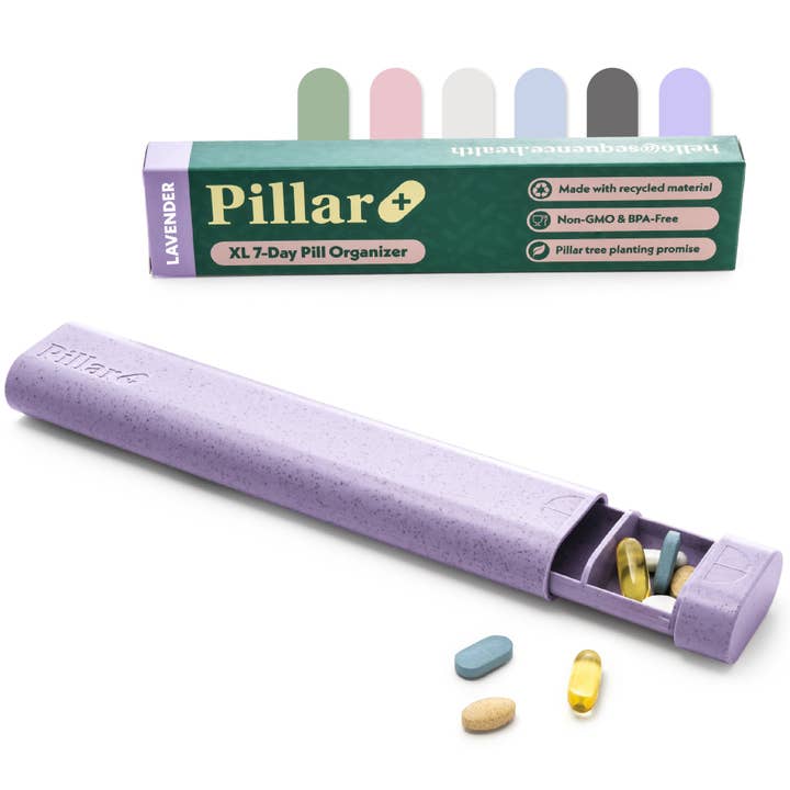 Sequence - Wholesale Pill Organizer - Pillar Plus - XL 7-Day Pill Organiser -Eco-Friendly Material2