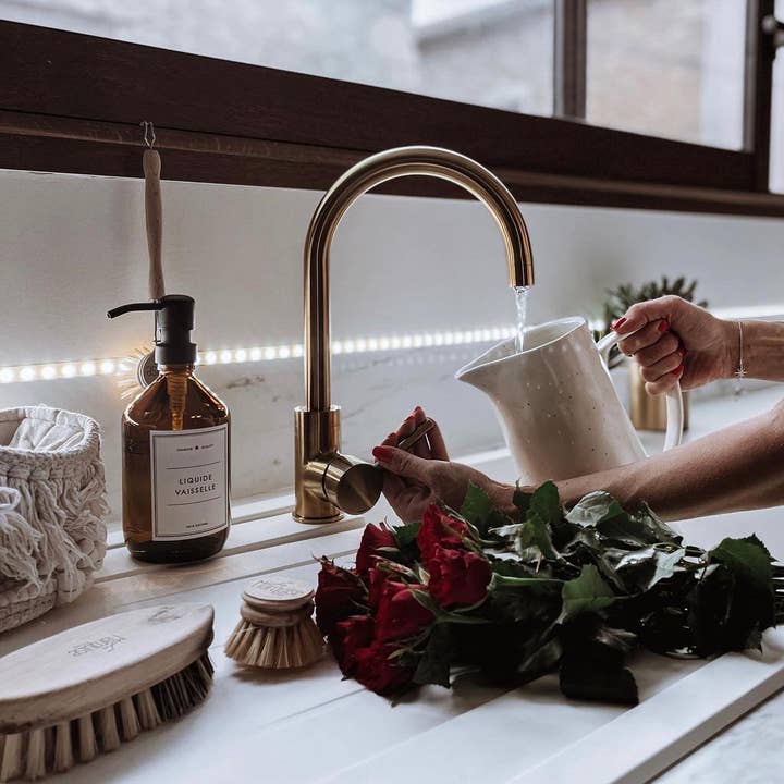 Les Flacons de l’Apothicaire - Wholesale Soap Dispenser - Dishwashing Liquid - Amber Bottle6