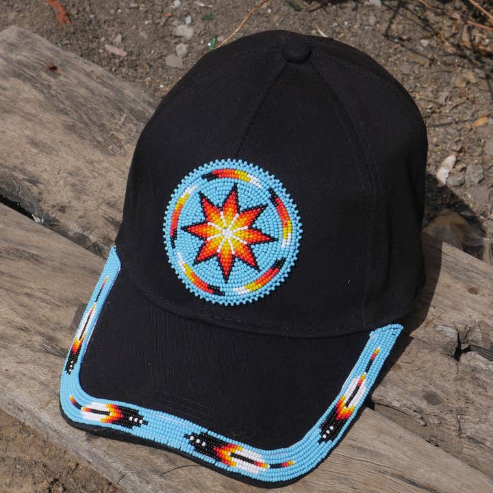 Native American Beaded cap Beaded Baseball cap Beaded Hat for wholesale by KANGURAH