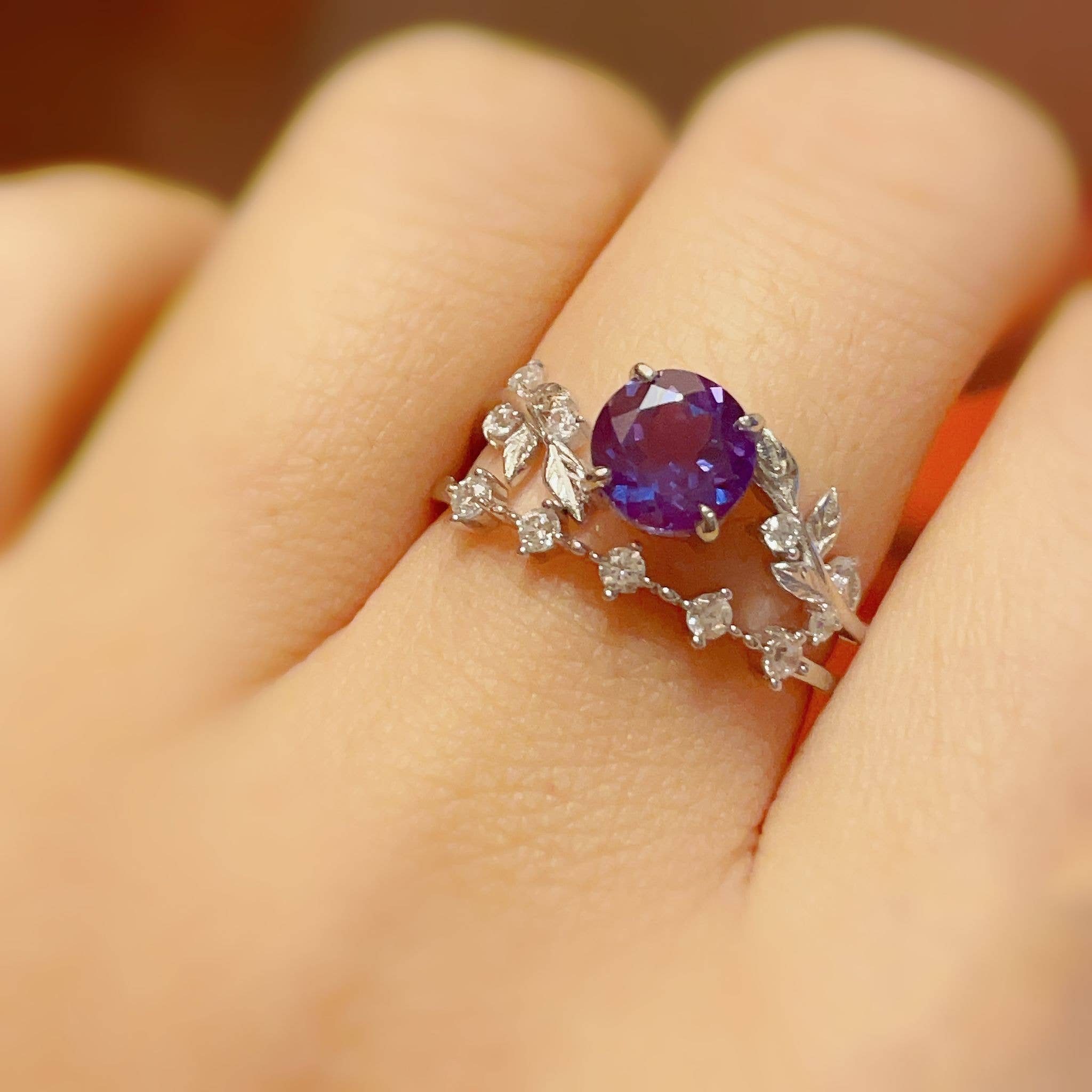 Azura Jewelry – wholesale Multi-stone ring – White Topaz Celestial Ring5