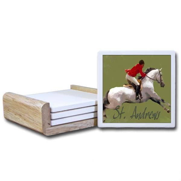 CT69- Equine Horse Coaster (Sets of Twelve) for wholesale by Paint The Town