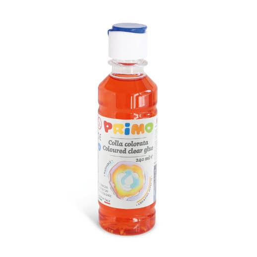 Colle colorée à base d'eau, 240 ml, rouge vermillon pour la vente par Kids Craft Supplies