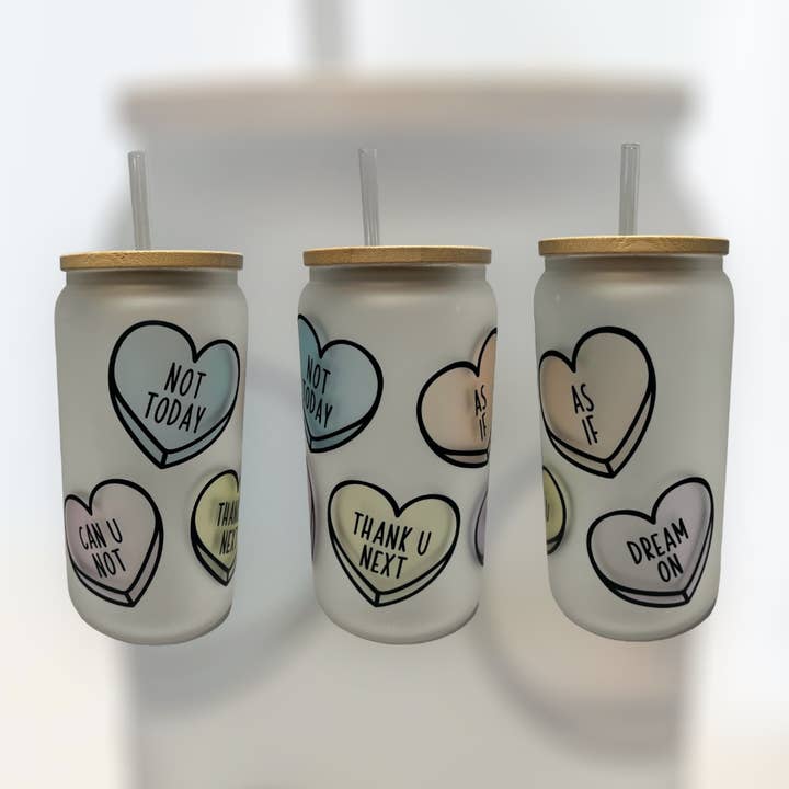 Candy Hearts Becher für den Großhandel von Be My Valentin