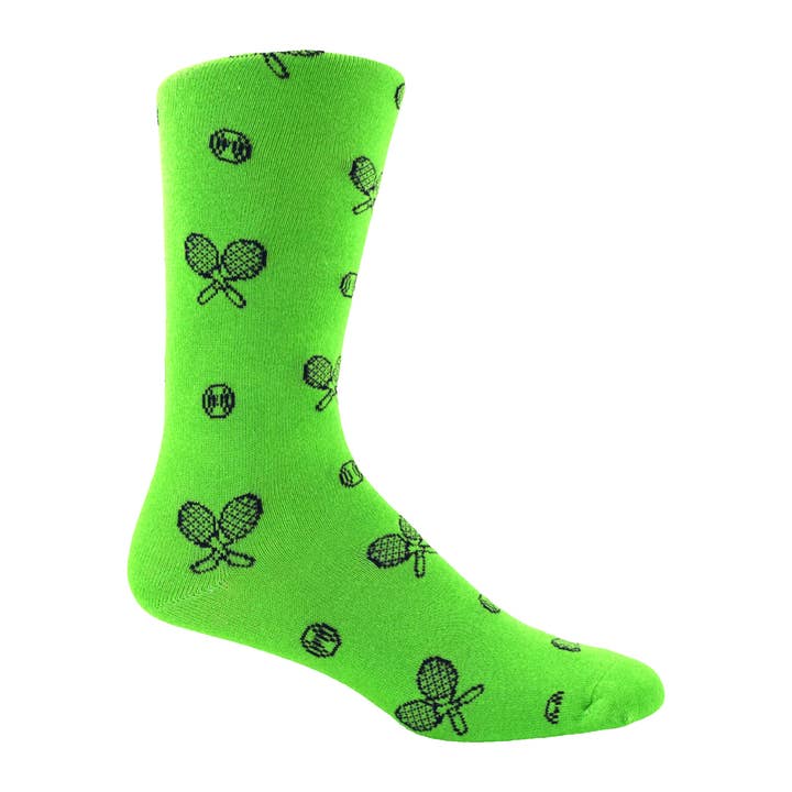 Men's Tennis Dress Socks - Grass Court Green for wholesale by Racquet Inc