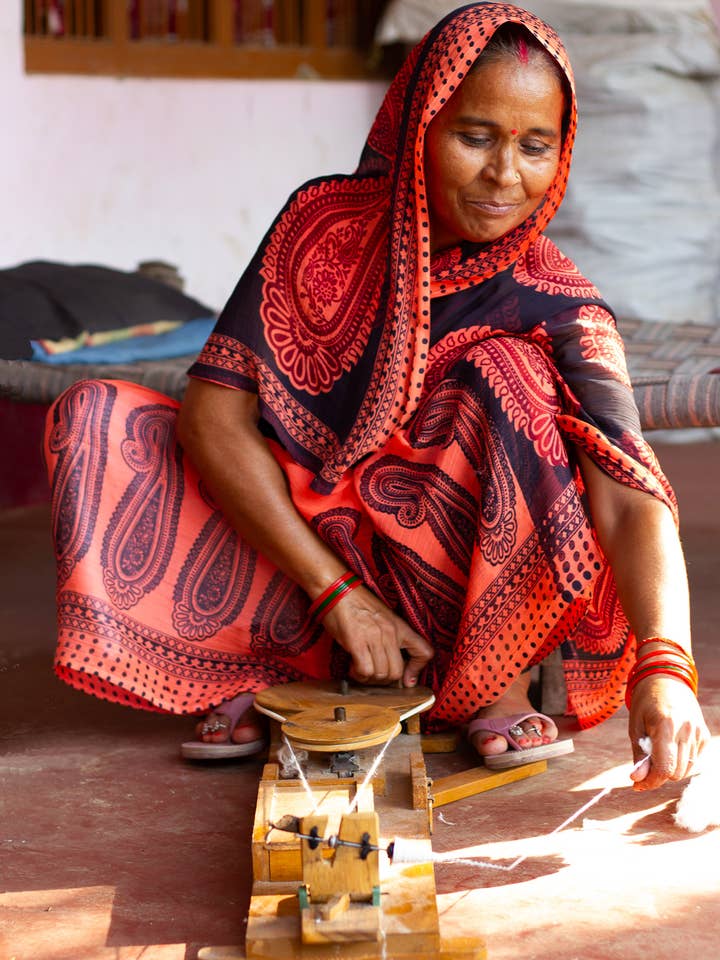 Via India - Wholesale Dress - Women's - Dress Organic Cotton Pure Indigo10