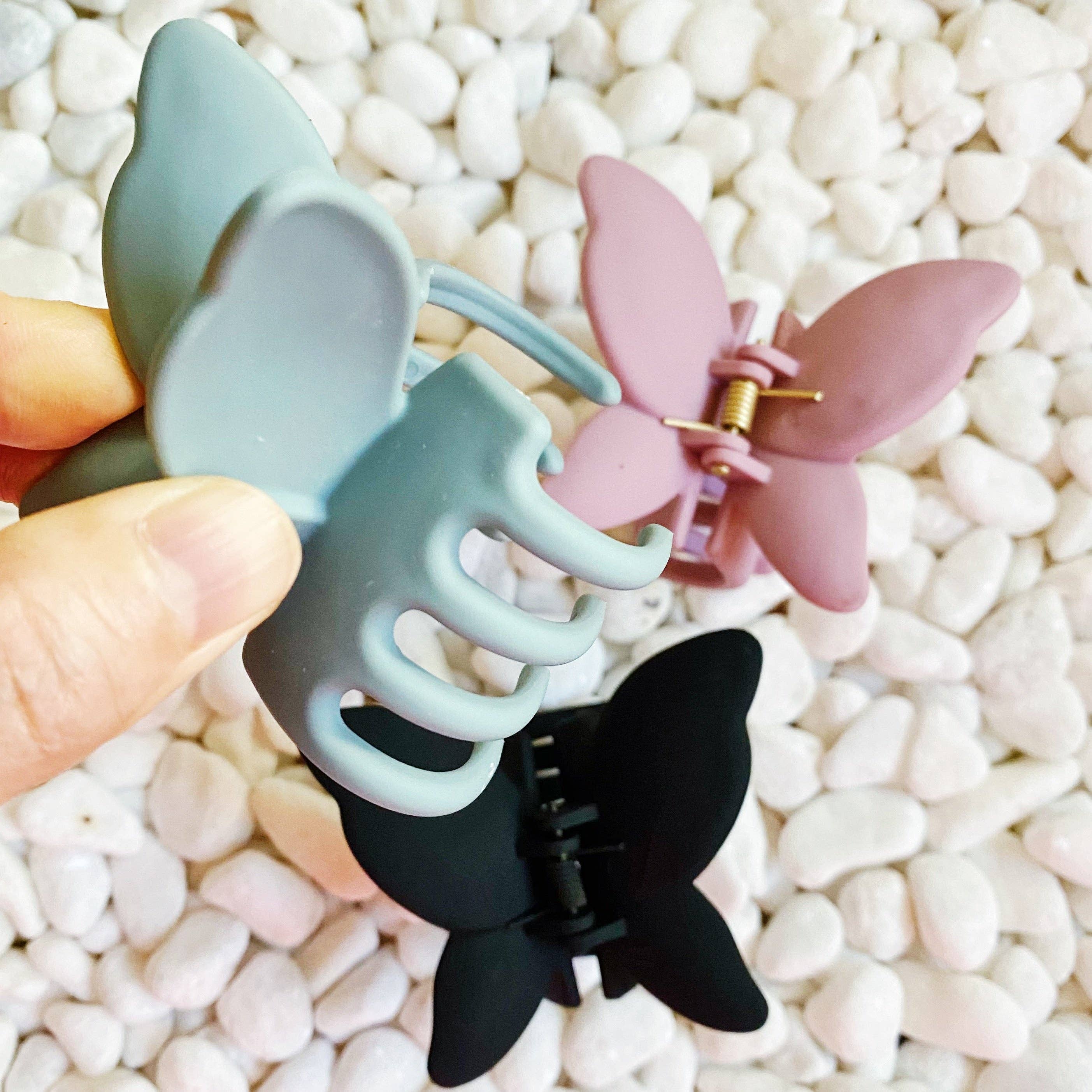 Ellison+Young - Venta al por mayor Horquilla para el pelo - Mujer - Set de pinzas para el pelo Trio of Butterflies4