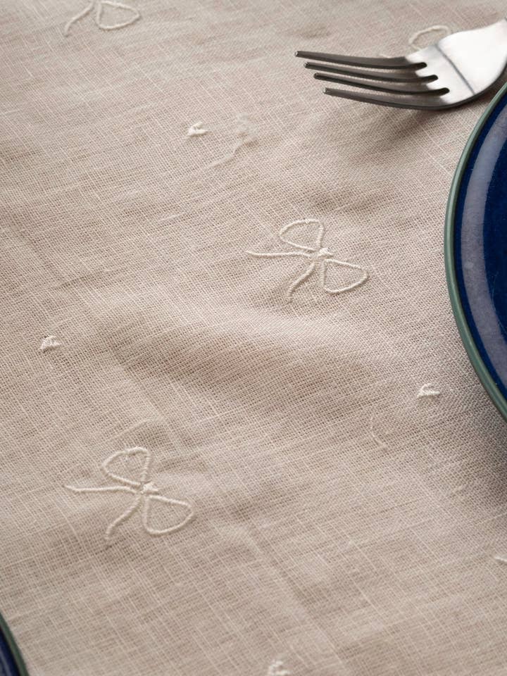 Ribbon Tablecloth for wholesale by Nile Cottons