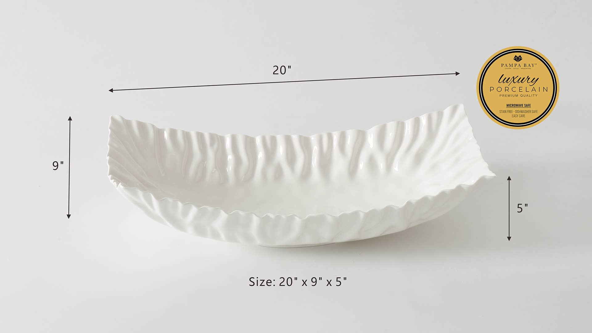 Pampa Bay – wholesale Tallrik – Rektangulärt mittstycke1