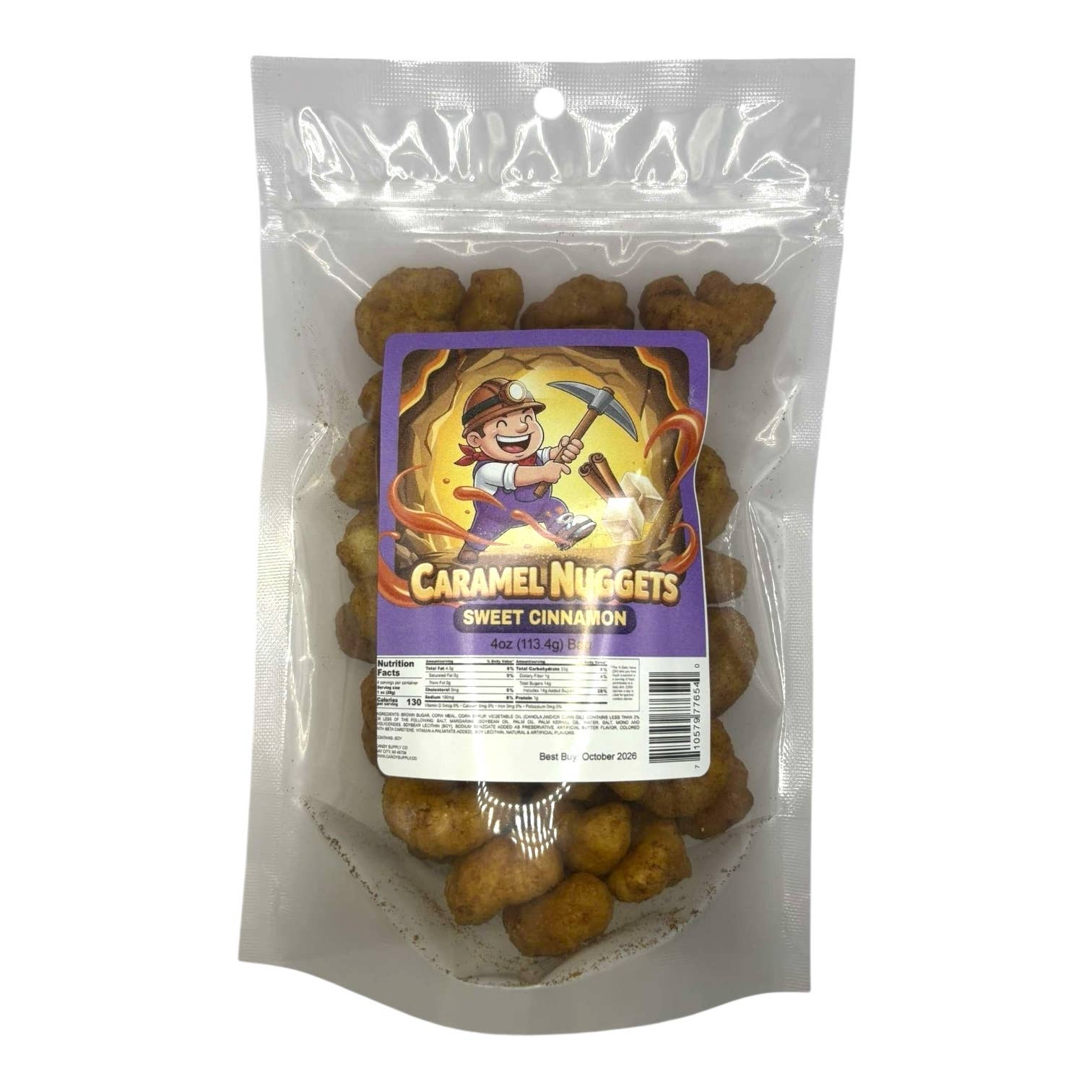 Candy Supply Co - Wholesale Caramel - Caramel Nuggets - 5 Exciting Flavors! 4oz (113.4g) Bag5