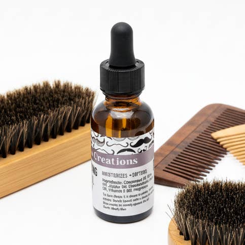 Huile de barbe nourrissante pour la vente par Halian's Creations