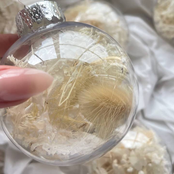 Dried Flower Christmas Bauble and other Purchase Wholesale personalizable ornaments. Free Returns & Net 60 Terms on Faire trending on Faire.