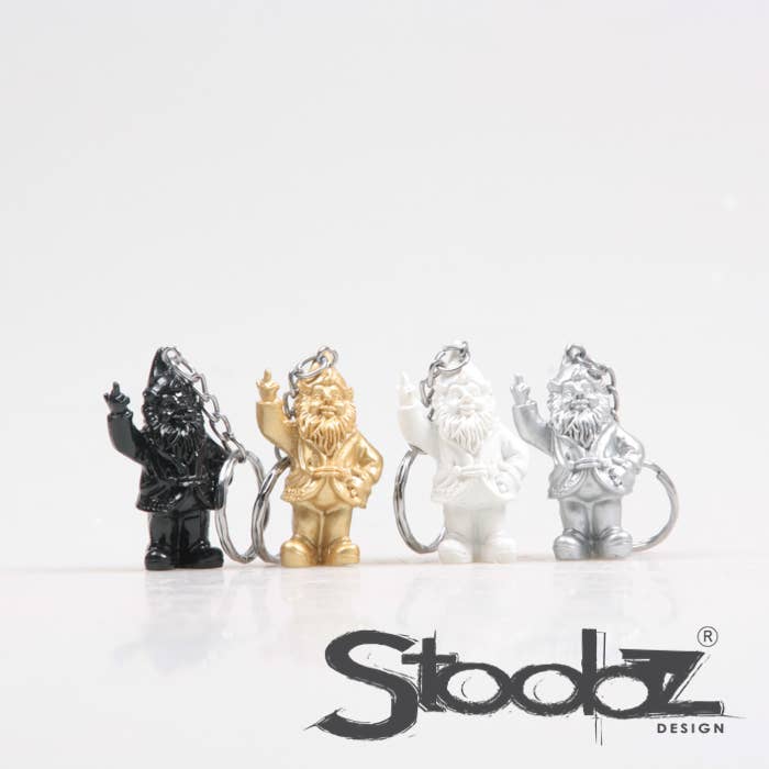 Imhof & Stevens BV – Porta-chaves - Unissexo por atacado – F*CK YOU PORTA-CHAVES MIX2 4KLR RABO 9 CM STOOBZ DESIGN1