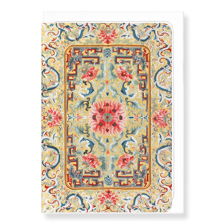 BRODERI AV BLOMMA OCH DRAKAR (19 C): Gratulationskort för wholesale av Ezen Trade