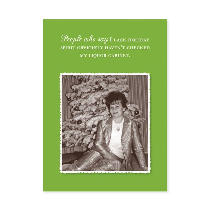 Carte de vœux Lack Holiday Spirit pour la vente par Shannon Martin Design
