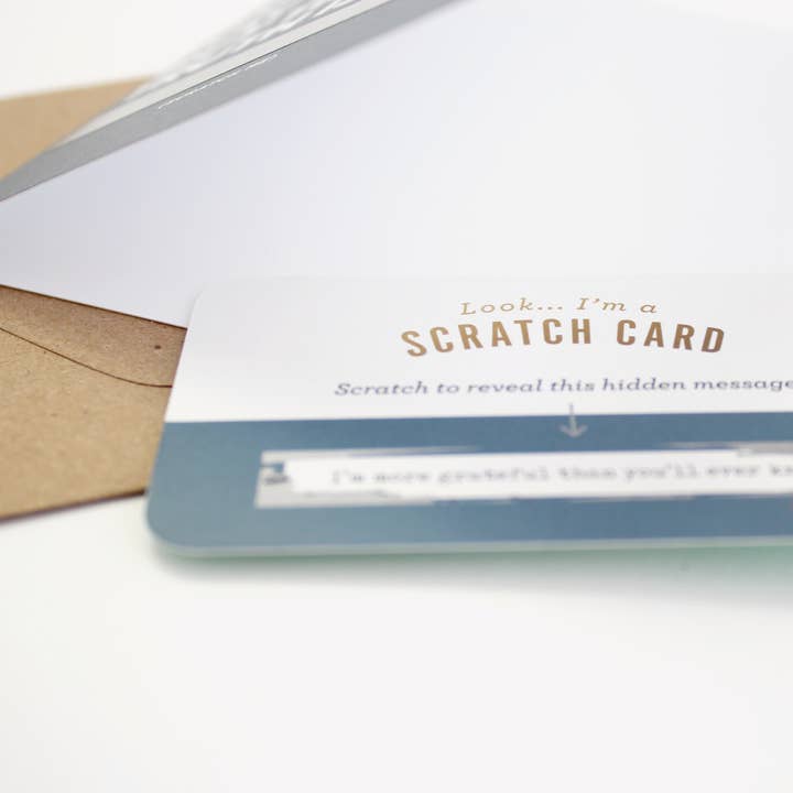 Inklings Paperie - Wholesale Thank you card - Scratch-off Card - Folded Piece of Paper - Thank You5