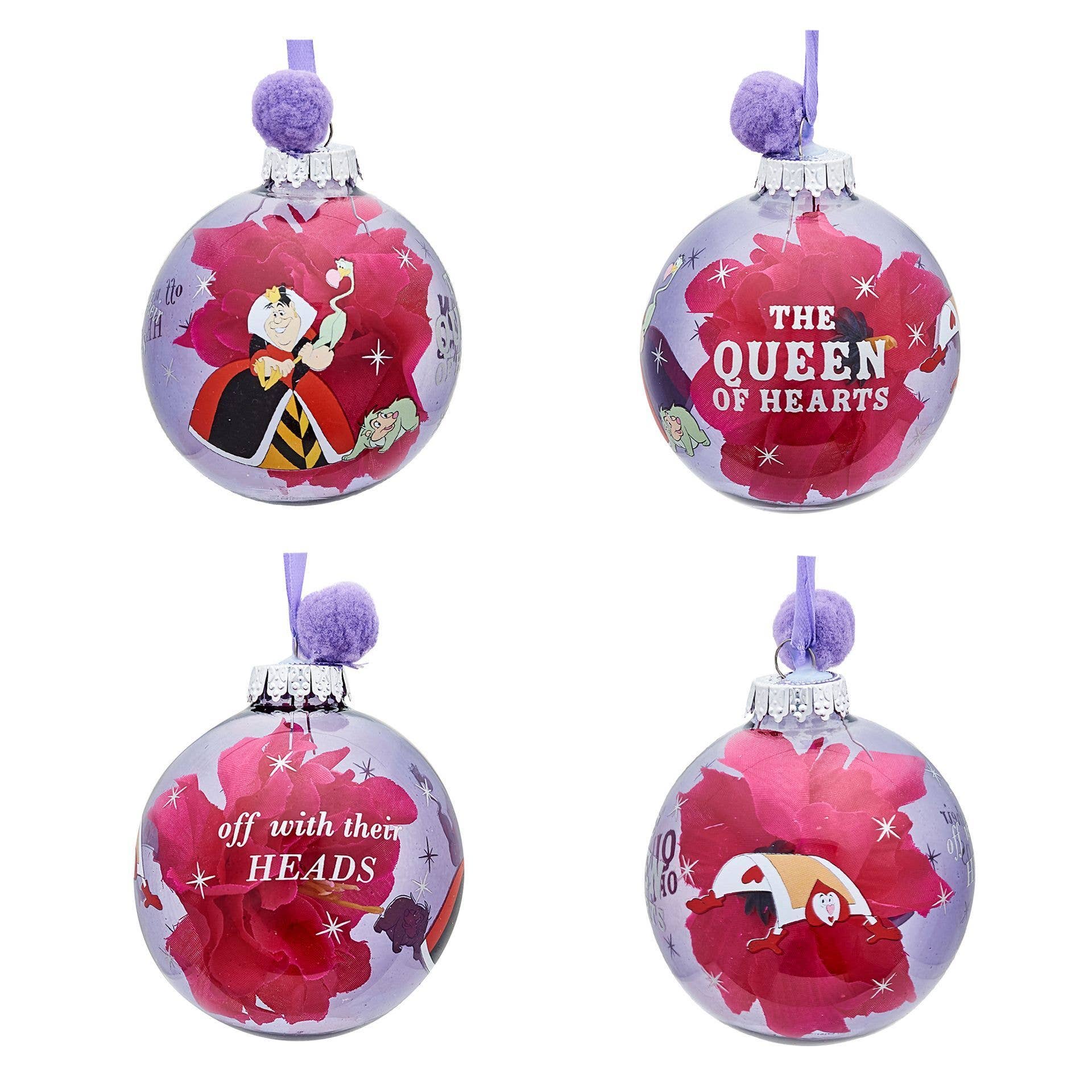 WIDDOP and Co. - Wholesale Christmas Decoration - Disney Set of 7 Baubles - Alice In Wonderland8