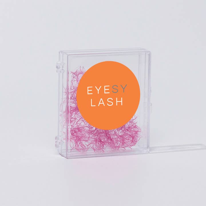 Eyesy Lash – wholesale False/fake eyelashes – PINK Premade Fans - Color Promade Fans 3D-10D - C, D, M, L1