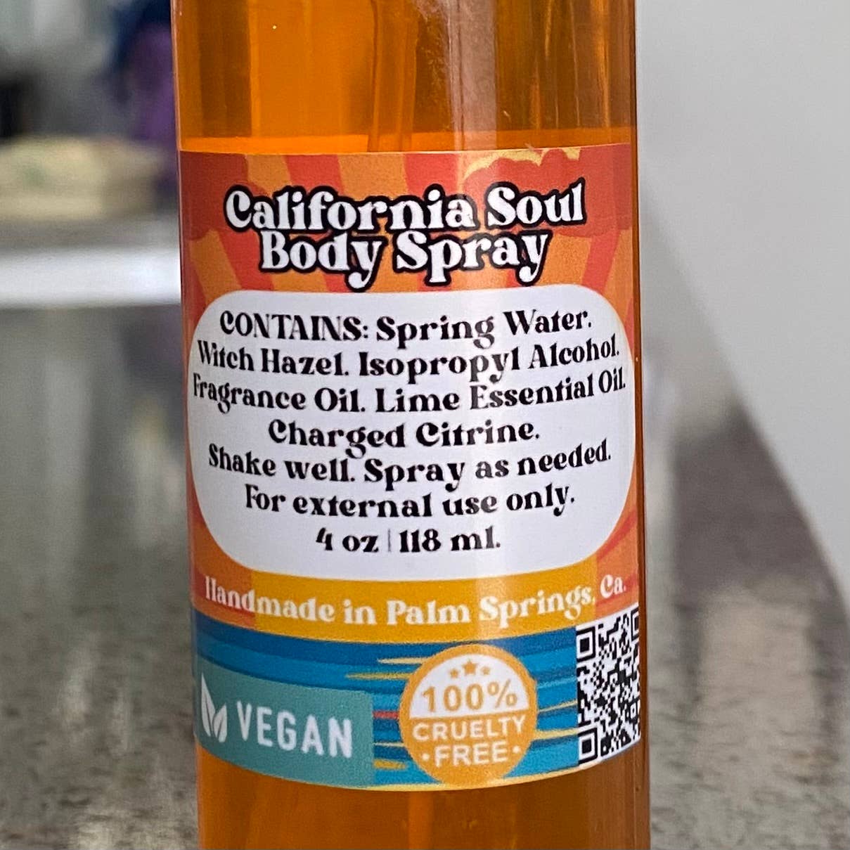 Raven’s Hearth – wholesale Perfume/eau de toilette – California Soul Body Spray | Sunshine in a Bottle | Vegan3