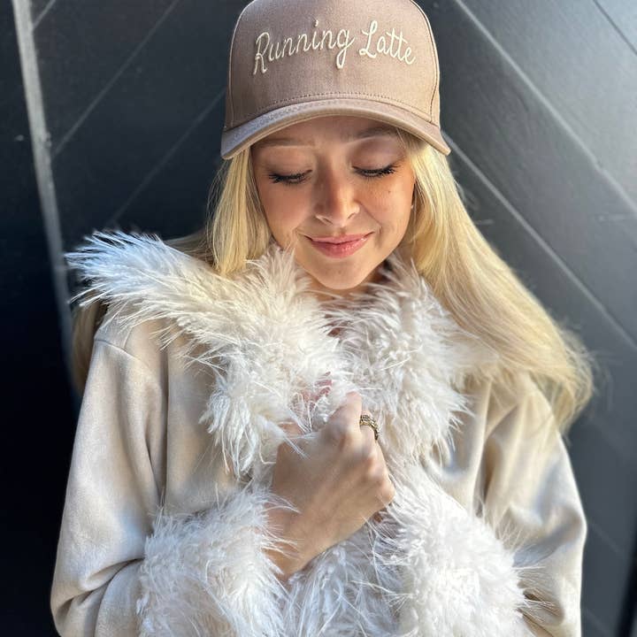Social Statement - Wholesale Baseball Cap - Women's - Running Latte Vintage Hat