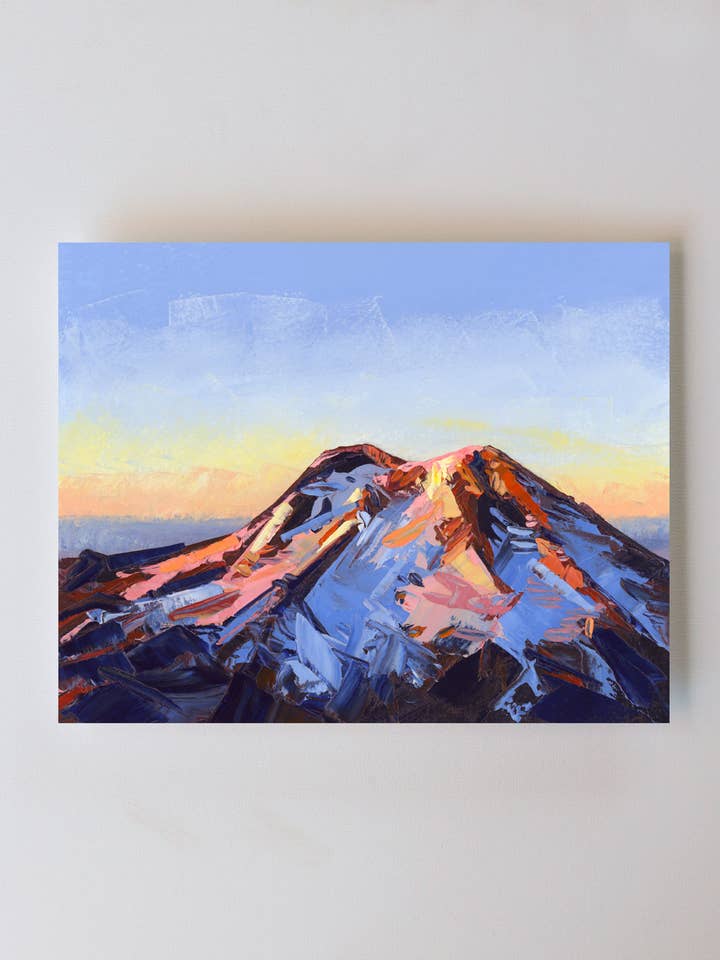'Mount Rainier' Print for wholesale by Taylor Manoles Art
