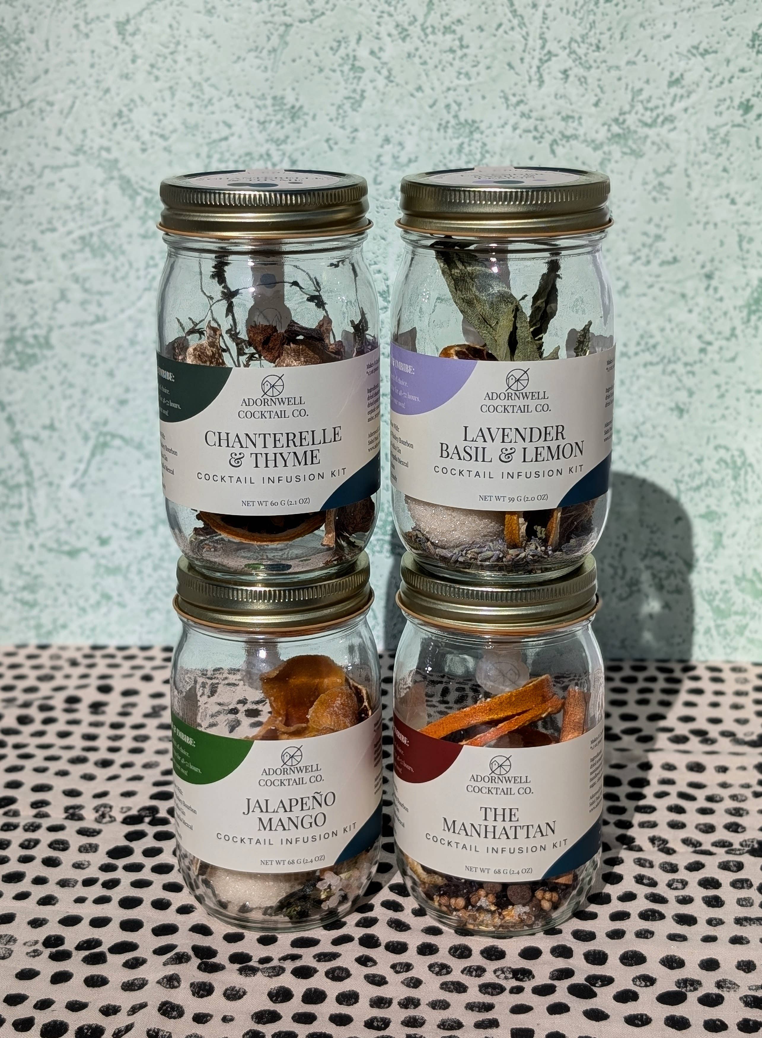 Adornwell Cocktail Co. - Vente Kit de fabrication de boisson - Coffret à composer - Choisissez 4 saveurs - Kits d'infusion3