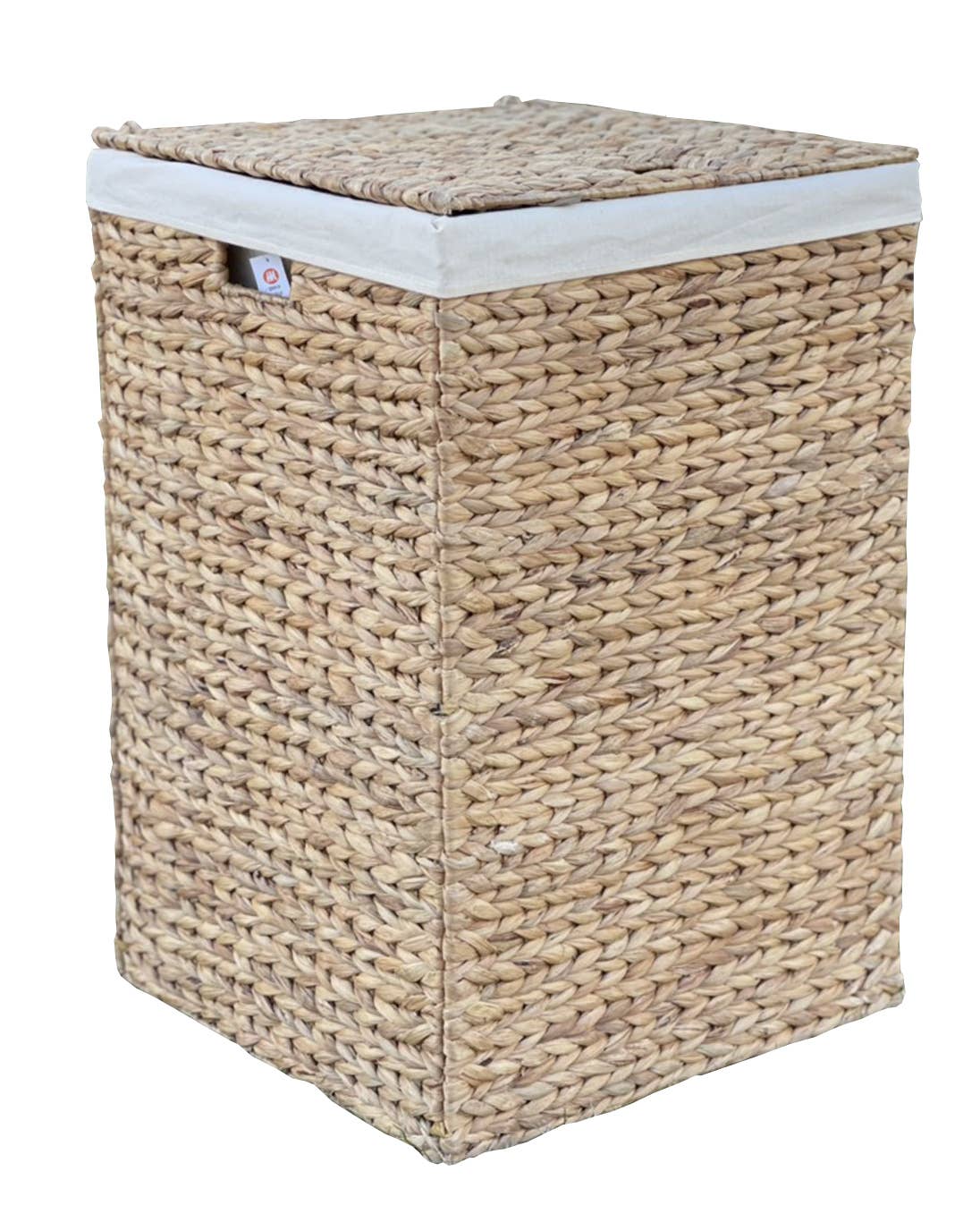HAMI & CO - Wholesale Laundry basket - HMW10 Square Waterhyacinth  Folding Laudry basket wit0