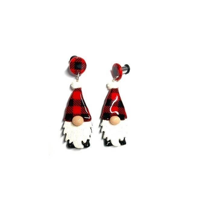 Happy Gauges - Wholesale Gauge/Plug Earrings - Gauge Hiders, Buffalo Plaid, Gnomes, Hiders, Dangle Gauges