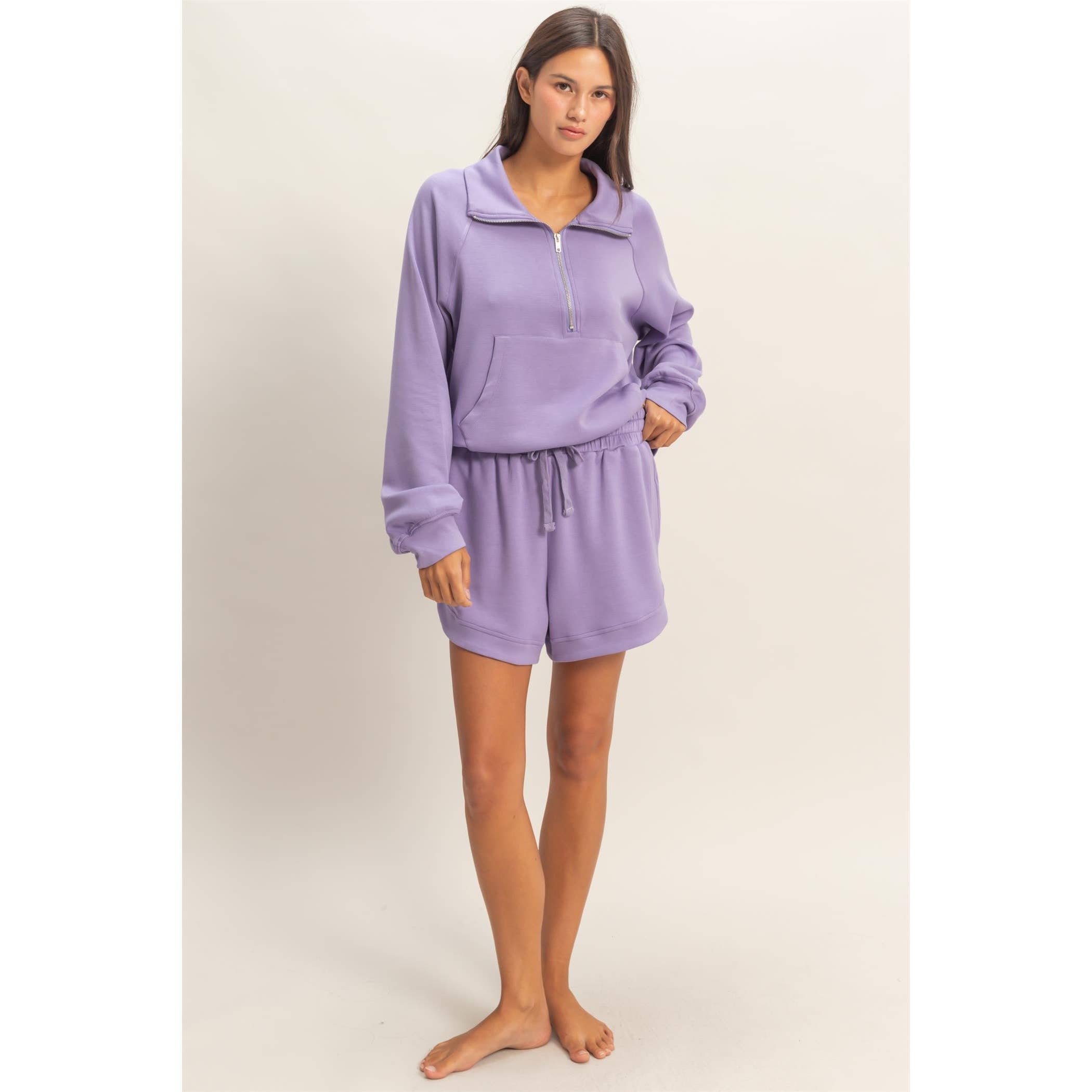 HYFVE - Wholesale Sweatshirt - Women's - Half-Zip Collar Pullover8