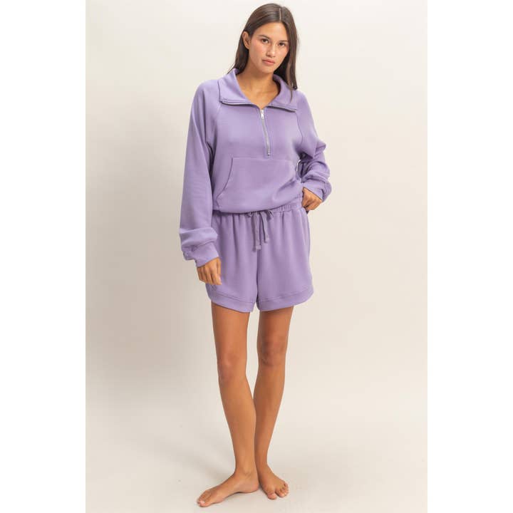 HYFVE - Wholesale Sweatshirt - Women's - Half-Zip Collar Pullover8