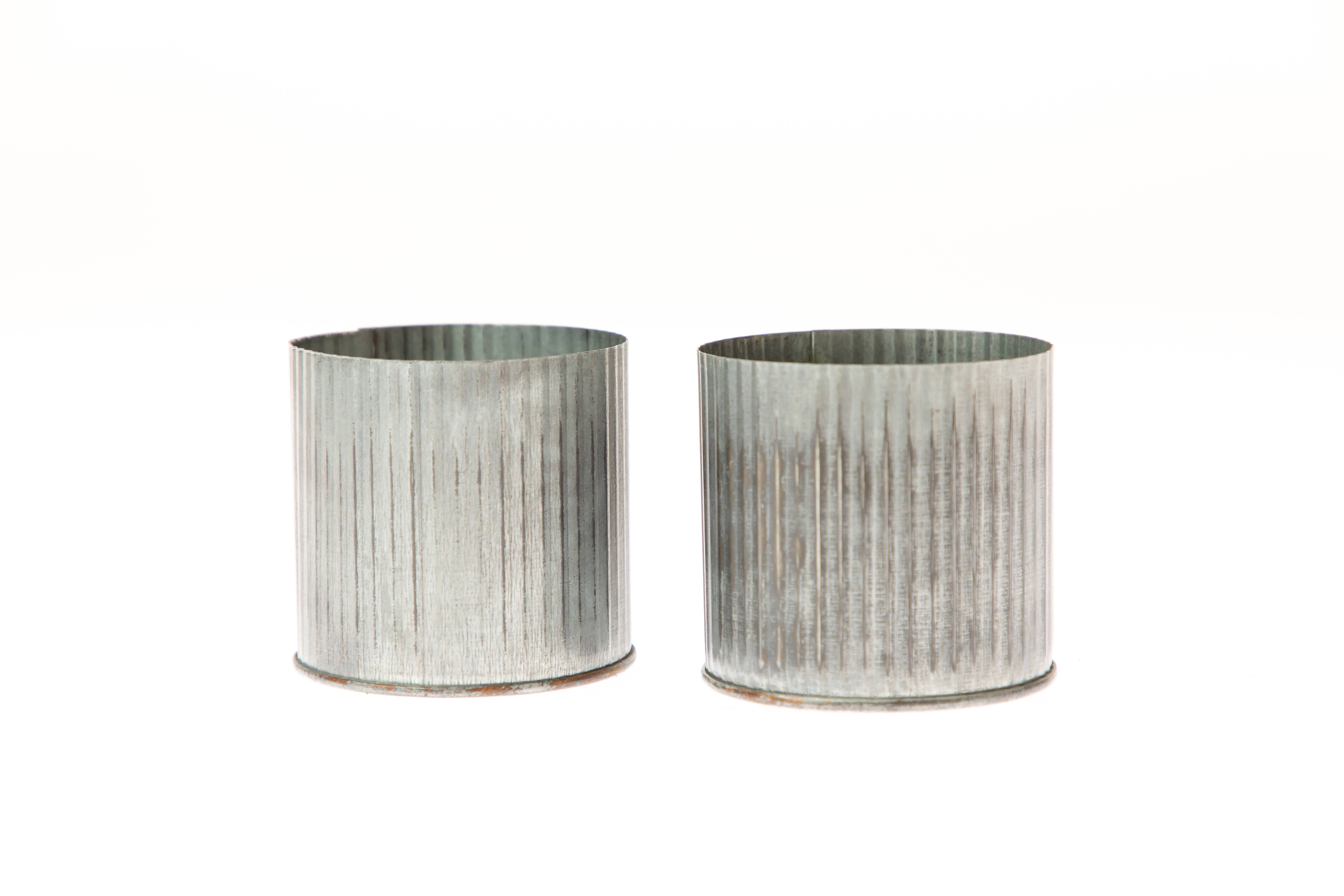 UNIMIX FLORAL – wholesale Vas – Galvaniserad plåtkruka för bröllop, evenemang och vardag 7,6x7,6 cm13