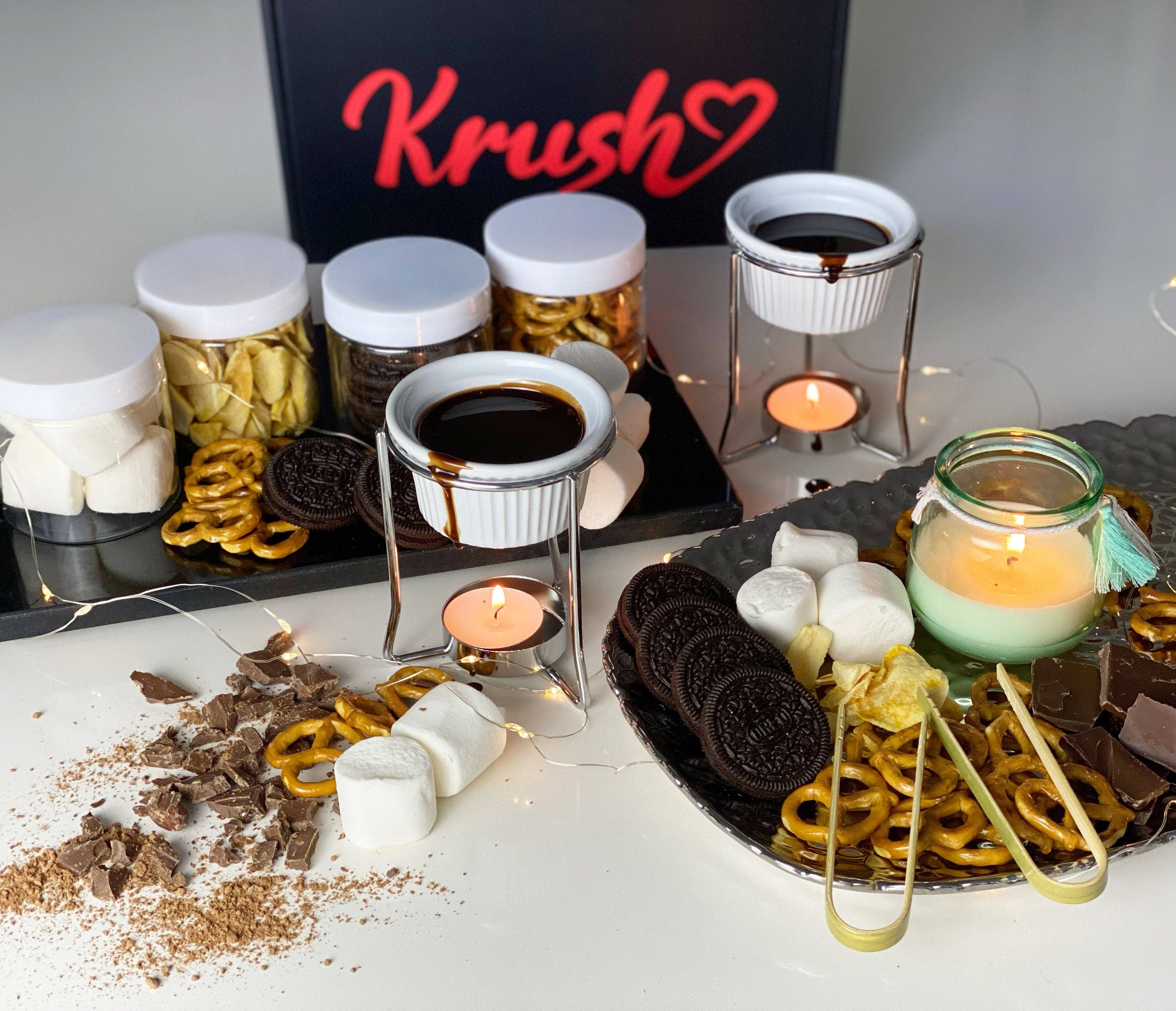 Krush Dates - Wholesale Chocolate Box - Chocolate Fondue Gift Box1