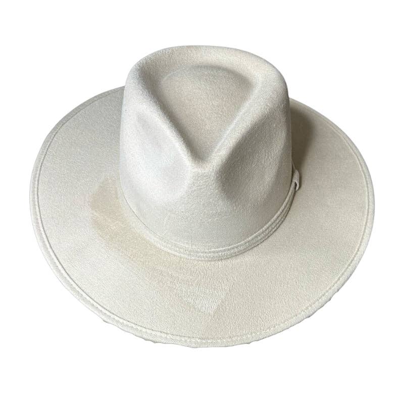 Nati Natash - Wholesale Fedora - Women's - Tear Drop Vegan Suede Rancher Flat Brim10