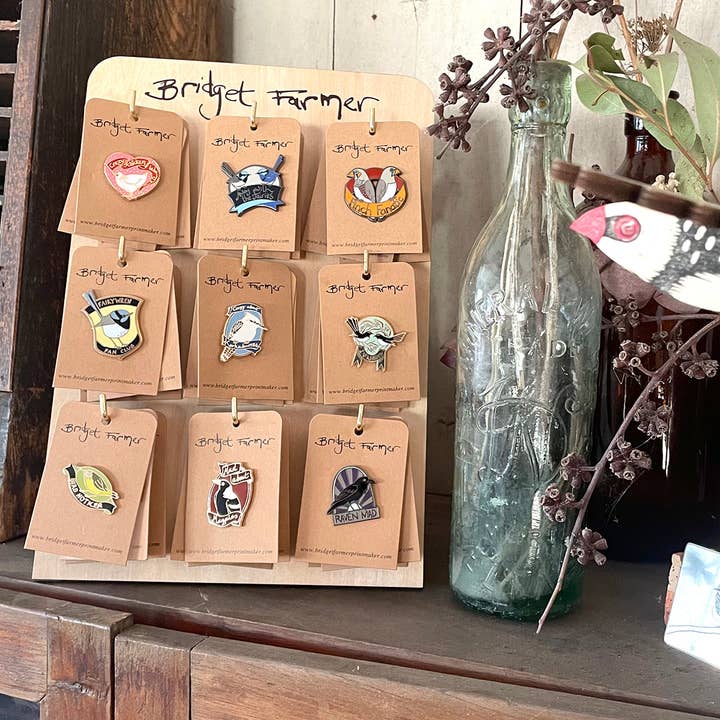 Bridget Farmer Printmaker - Wholesale Retailer display – Accessories - Display Stand For Enamel Pins5