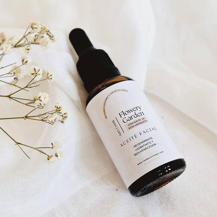 YourNiceThings - Vendita all'ingrosso Olio viso - Olio viso Flowery Garden (pelli mature o danneggiate) 30ml2