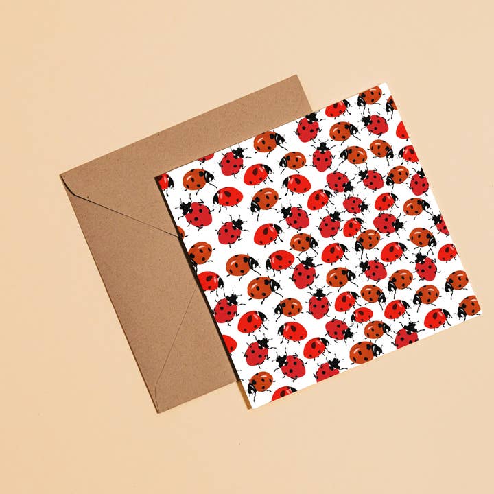 Fi Moszoro Design & Illustration - Wholesale Everyday Greeting Card - Ladybird Greetings Card