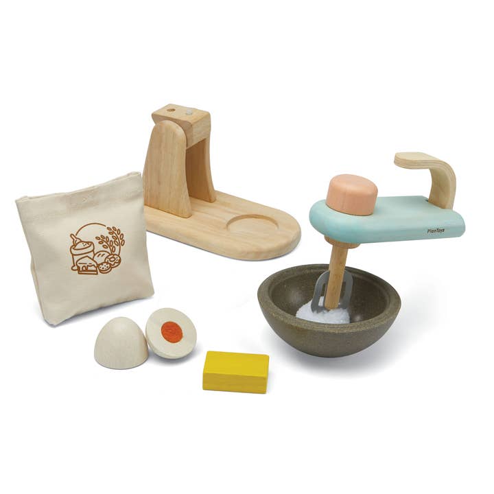 Little Concepts Distribution Ltd – wholesale Toy set – Kids – Stand Mixer Set Wooden Playset PlanToys5