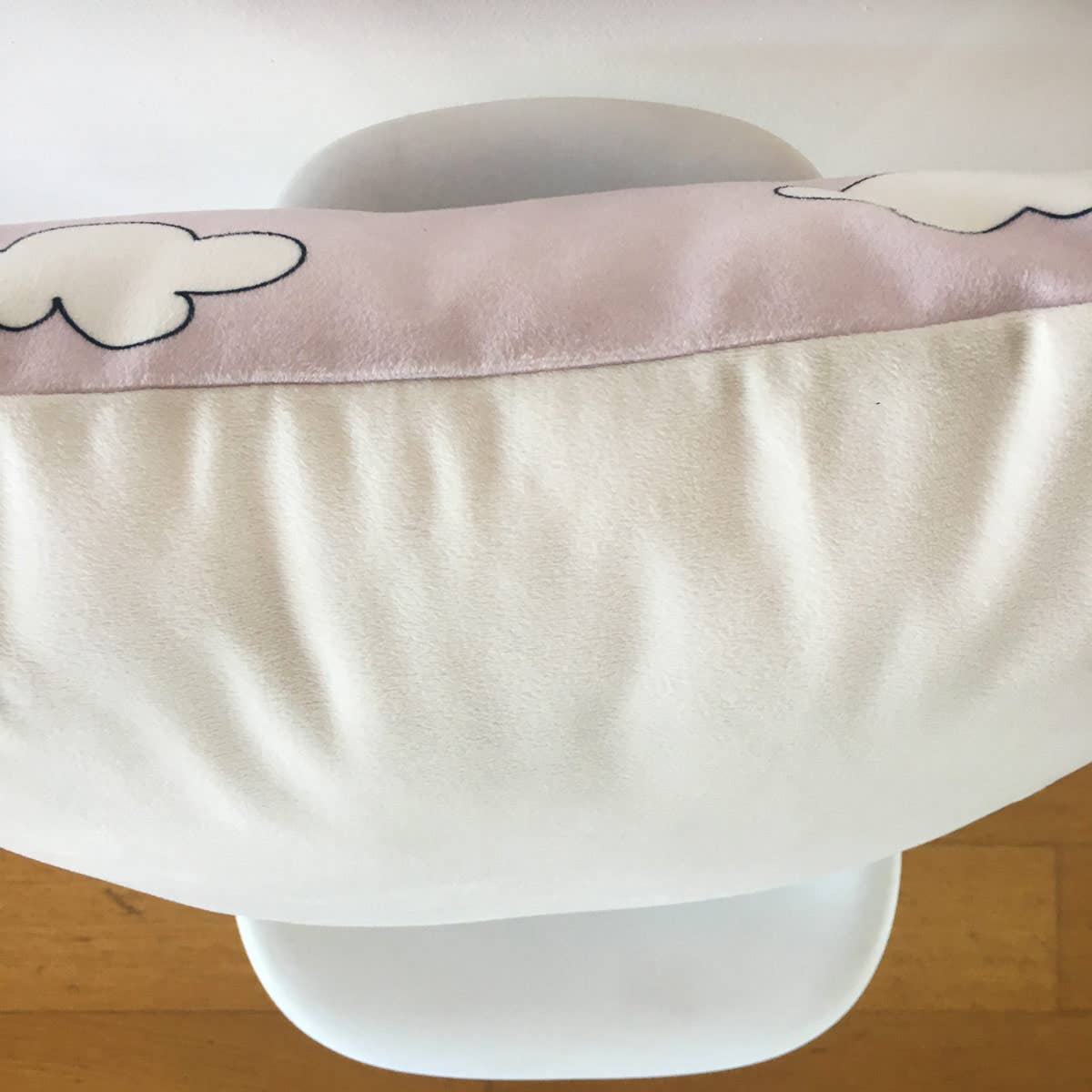 The MoMeMans - Wholesale Throw/Decorative Pillow - Cloud Birds Velveteen Pillow3